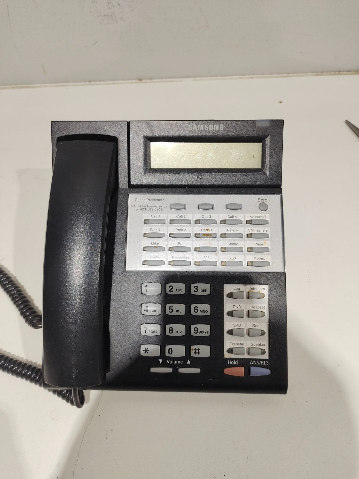 Samsung Phone IDCS 28D with Stand - LCD Black