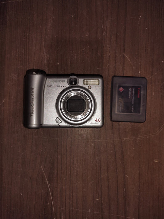 Canon PowerShot A85 4.0MP Digital Camera – Includes Memory Card