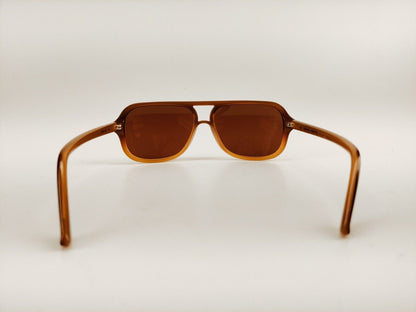 Calvin Klein Brown Gradient Aviator Sunglasses