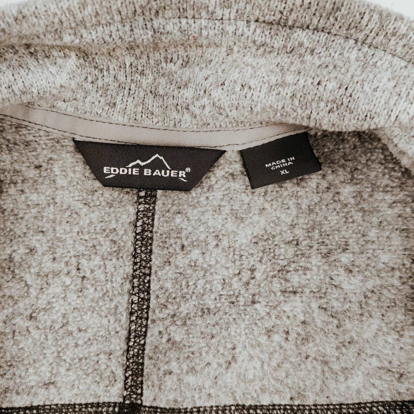 Eddie Bauer Quarter Zip Fleece Men's Size XL