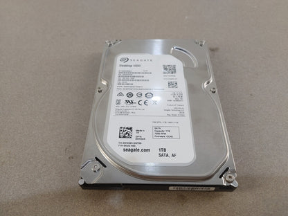 Excellent Condition Seagate Desktop SATA Hard Drive 1TB 7200RPM