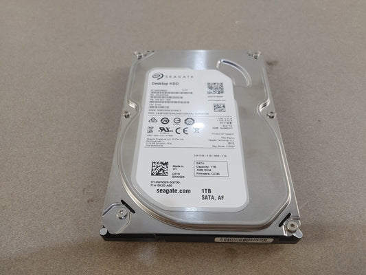 Excellent Condition Seagate Desktop SATA Hard Drive 1TB 7200RPM
