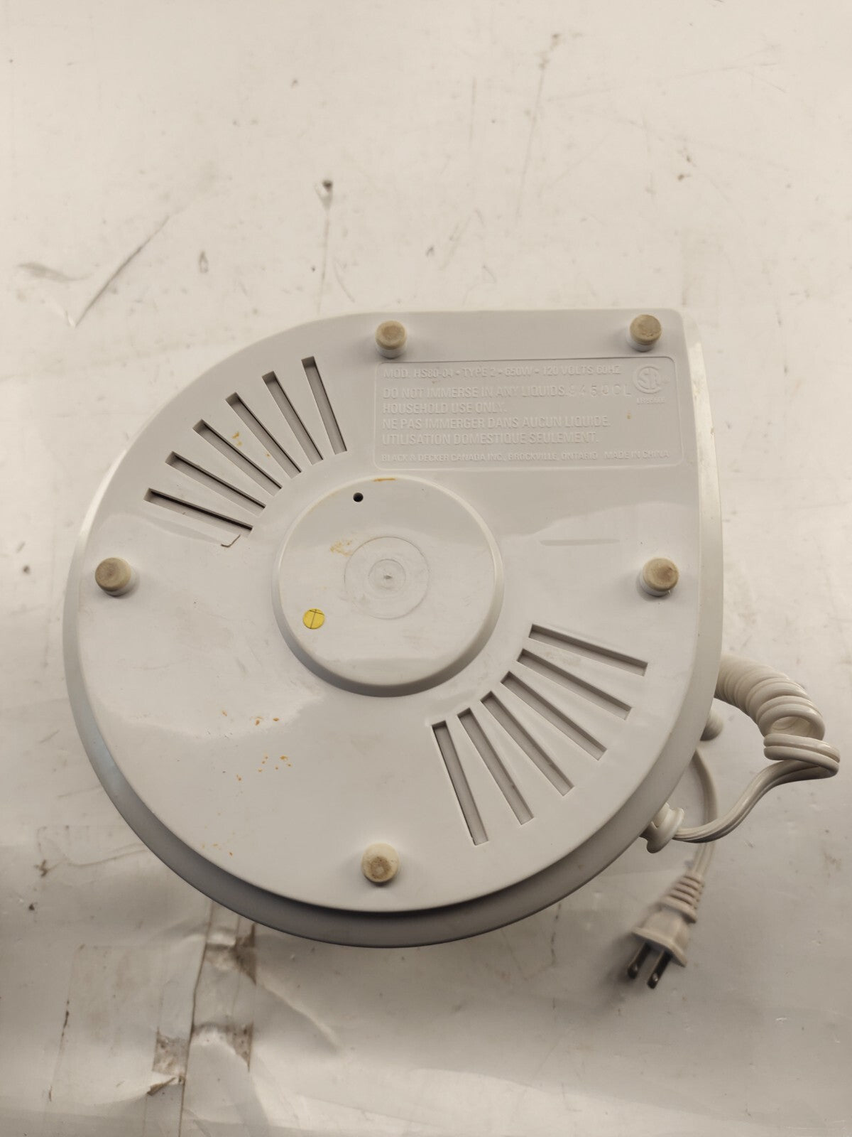 Black Decker Handy Steamer HS80 Type 4 Rice Food Steaming