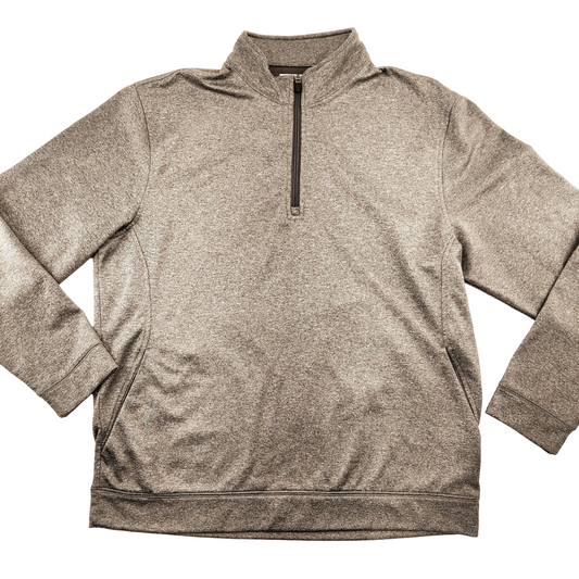 Ben Hogan Performance Grey Quarter Zip Men's Size Large