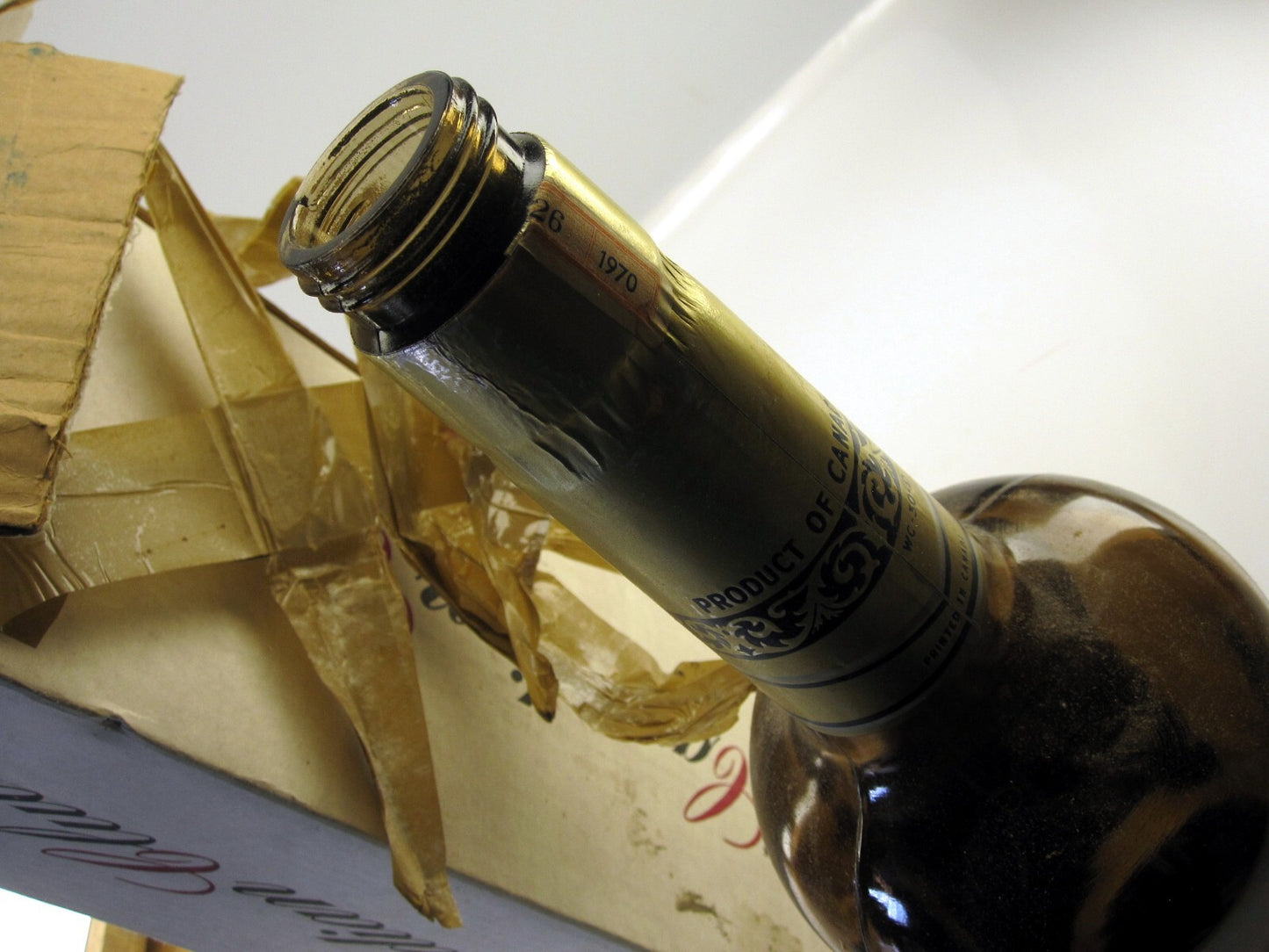 Canadian Club Whiskey Bottle GIANT 133 Oz