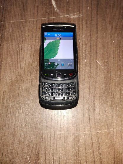 BlackBerry Torch 9800 Slider Smartphone Blac 4GB - With Power Cord