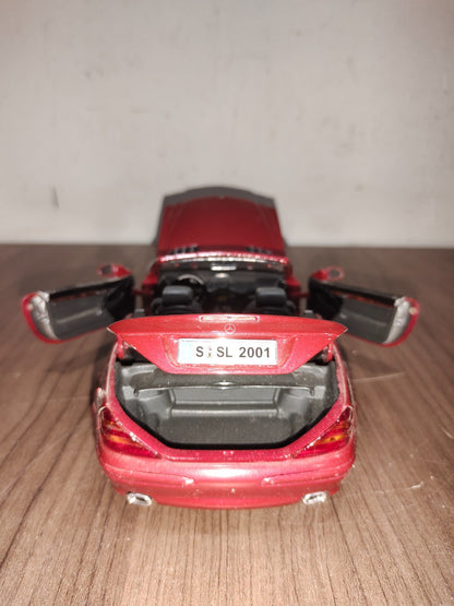 Maisto Mercedes-Benz SL-Class - Maroon - 1:18 Scale - Diecast Model Car