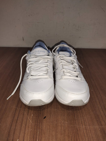 New Balance Womens 928 White Blue Walking Sneakers Shoes - Size US - 8