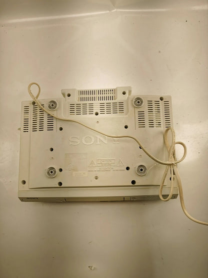 Sony ICF-CD513 Under Cabinet Counter CD Clock Radio AM/FM Mega Bass WORKS GREAT!