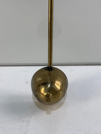 Vintage Brass Candle Snuffer Solid Engraved Design Handle Ornate
