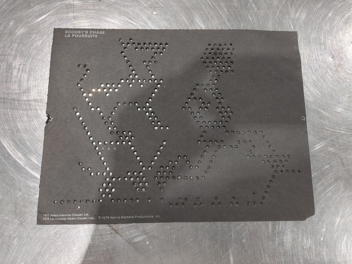 VINTAGE GOOD 1968 LiteBrite Light-up Pegboard with Peg Templates and 3 Pegs