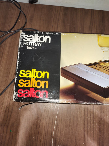 Salton Hotray Food Warmer Hotplate Serving Cart - Model - ET-3