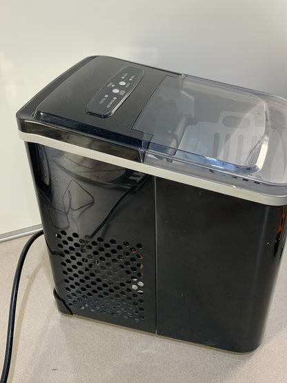 Frigidaire Self-Cleaning Ice Maker, Stainless Steel, Black
