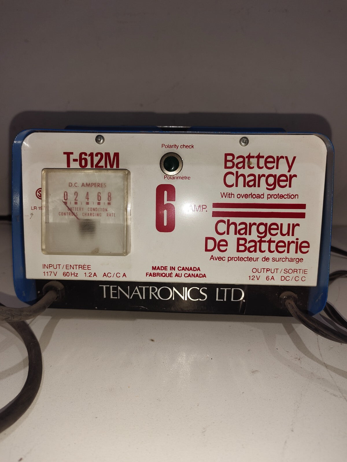 Tenatronics T-612M - Battery Charger