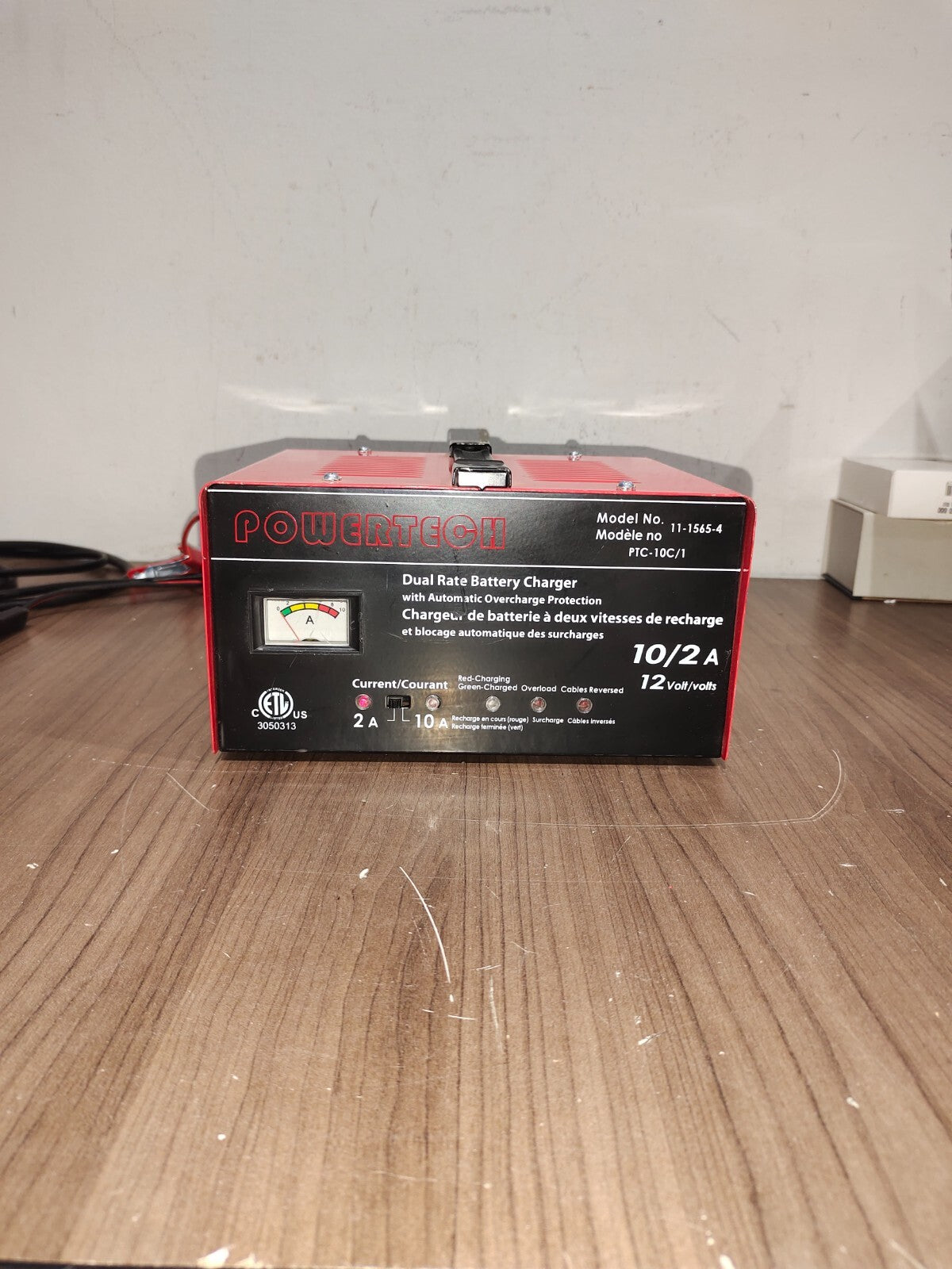 Power Tech Dual Rate Battery Charger - 11-1565-4 - PTC-10C/1