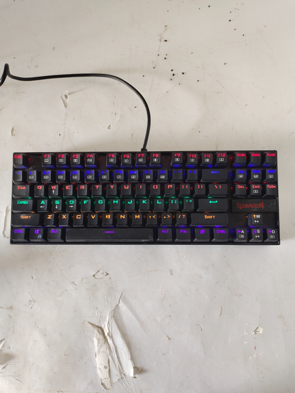 Redragon K552-KR KUMARA LED Backlit Mechanical Gaming Keyboard Wired Red Switch