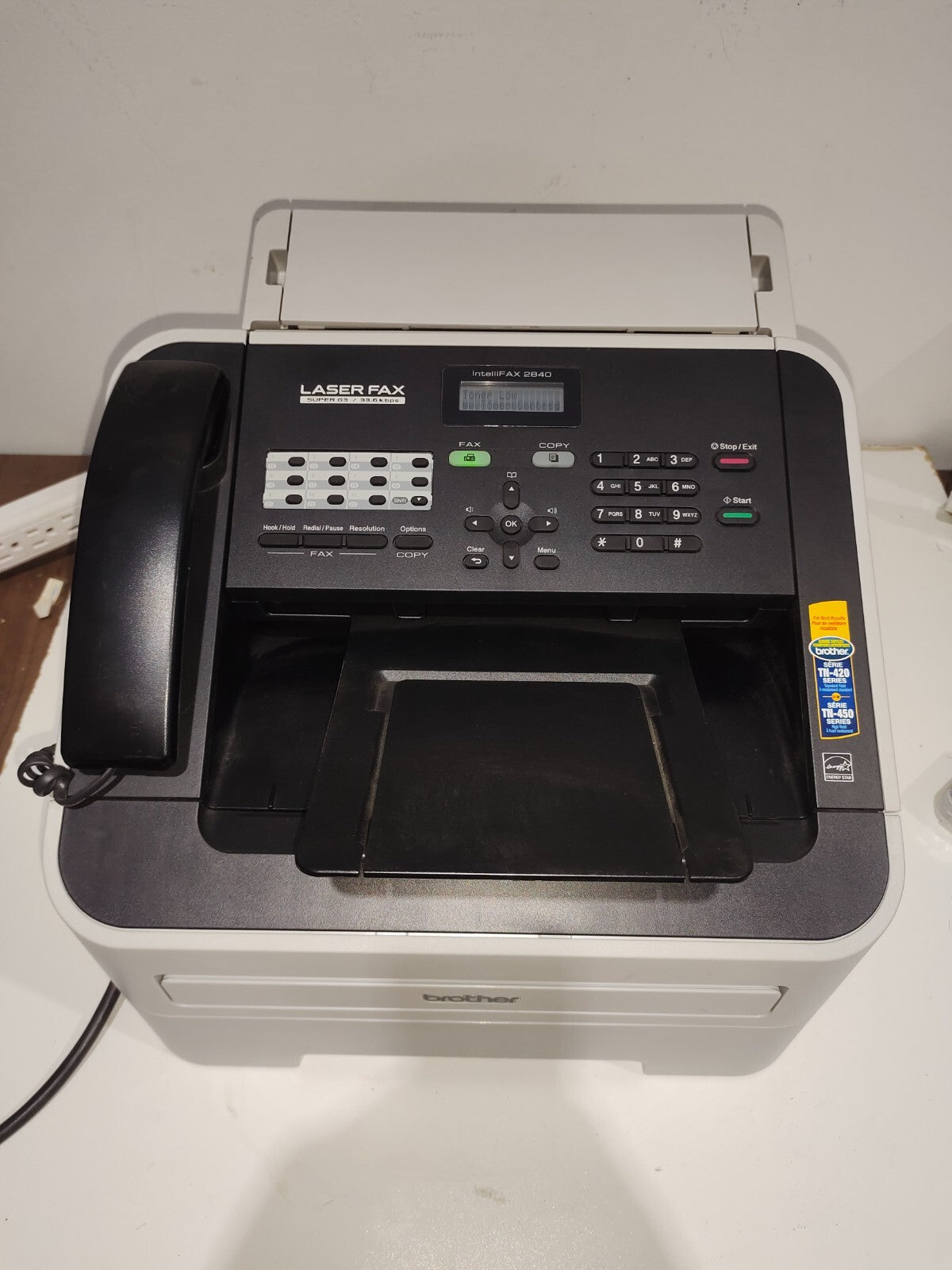Brother FAX 2840 IntelliFax High Speed Laser FAX Machine