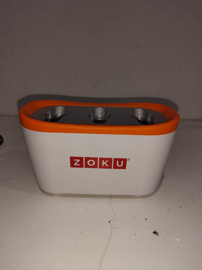 Zoku Quick Pop Popsicle Yogurt Ice Cream Maker Dip Sticks Freeze Case Triple