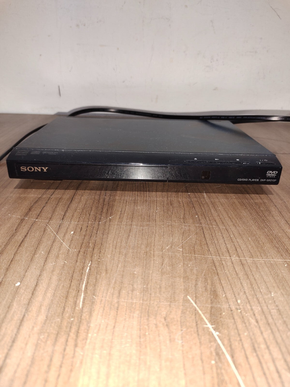 Sony Progressive Scan CD and DVD Player - Black - DVP-SR210P