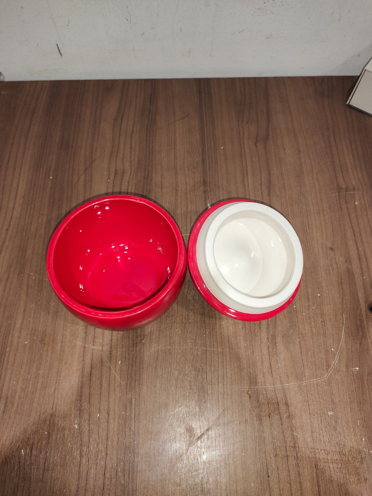 Ashland Ceramic Apple Container