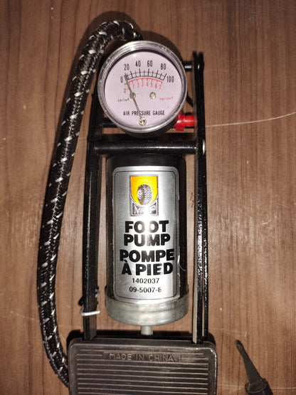 MVP Tire Foot Pump with Gauge - 1402037