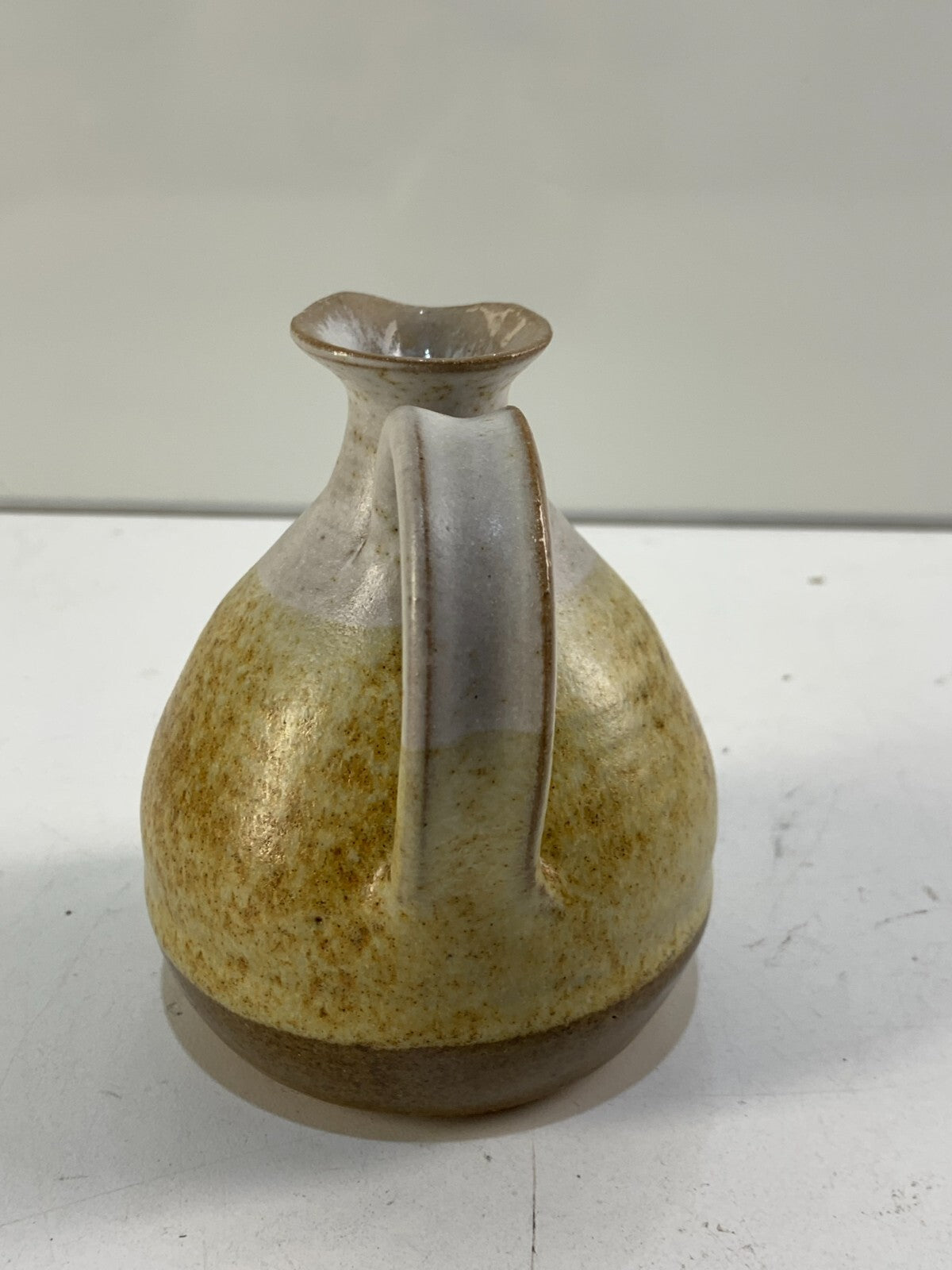 Woodfired Pottery Pitcher with Melted Glass