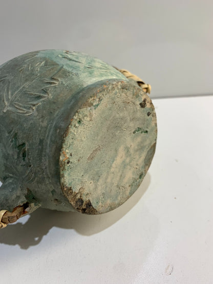 Vintage stoneware hand made jar