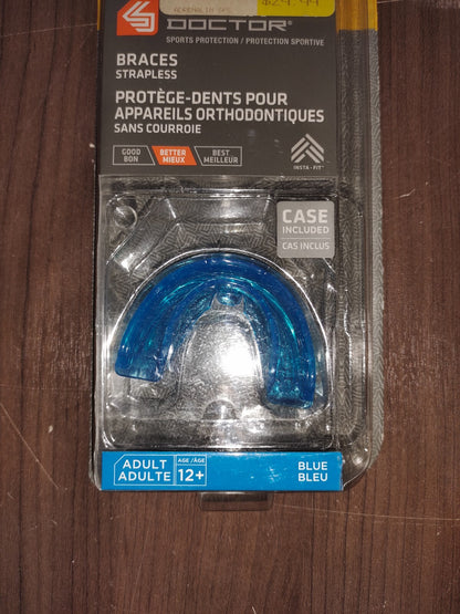 Shock Doctor Sport Mouth Guard for Braces Strapped