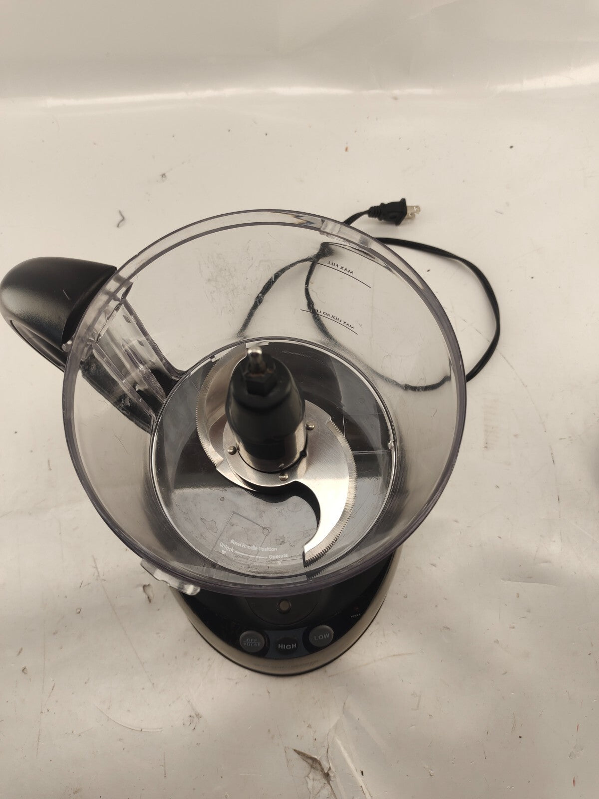 BLACK & DECKER POWERPRO II SILVER FOOD PROCESSOR FP1510 400W 10 CUP CAPACITY