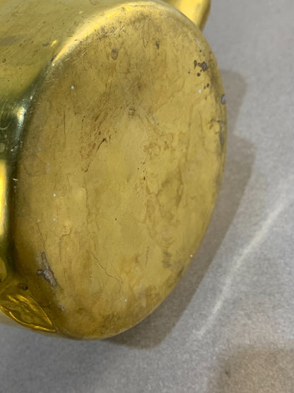 Antique Moroccan Moorish Solid Brass Tea Kettle