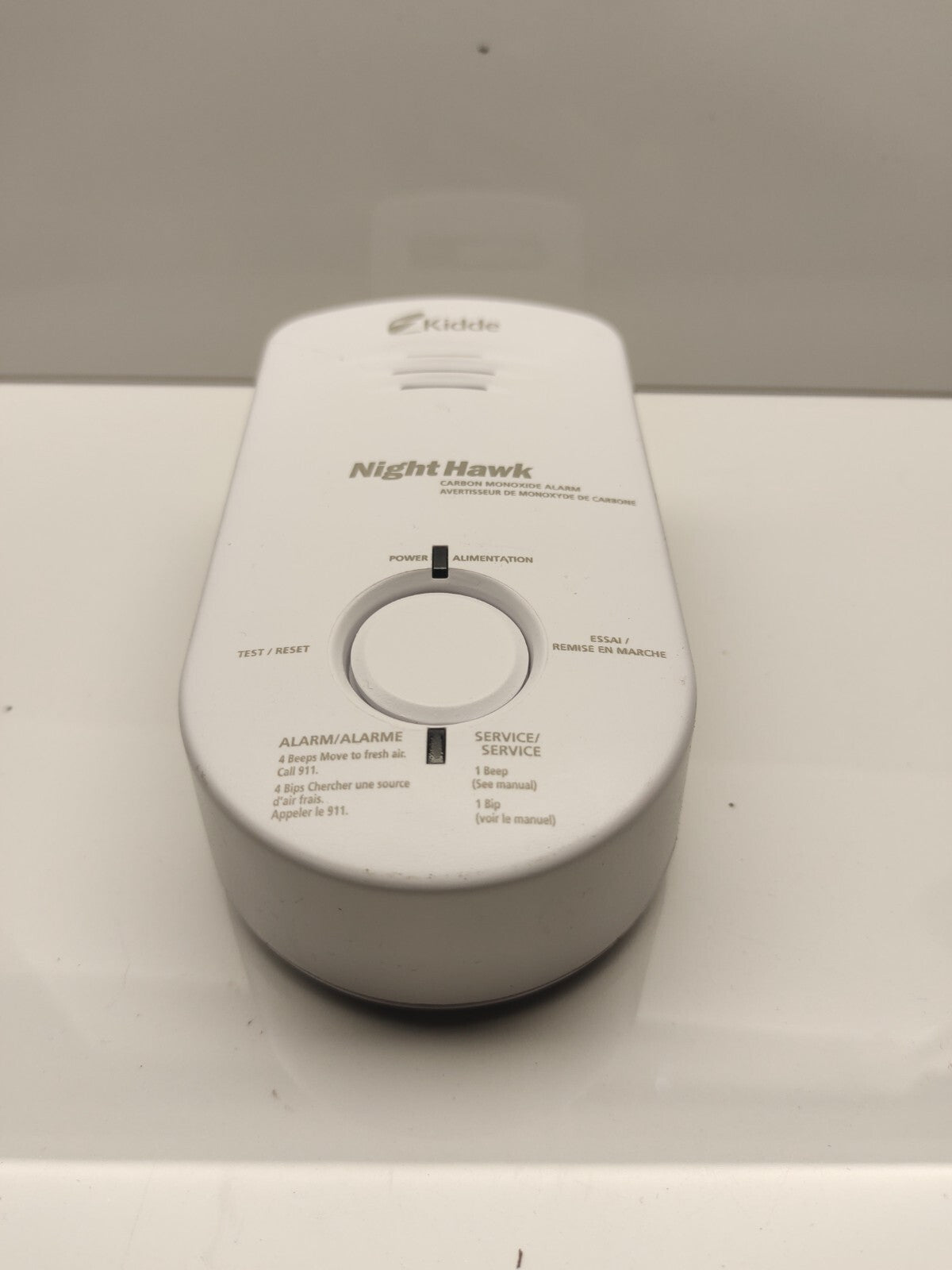 Kidde Nighthawk Plug-In AC/DC Carbon Monoxide Alarm Detector
