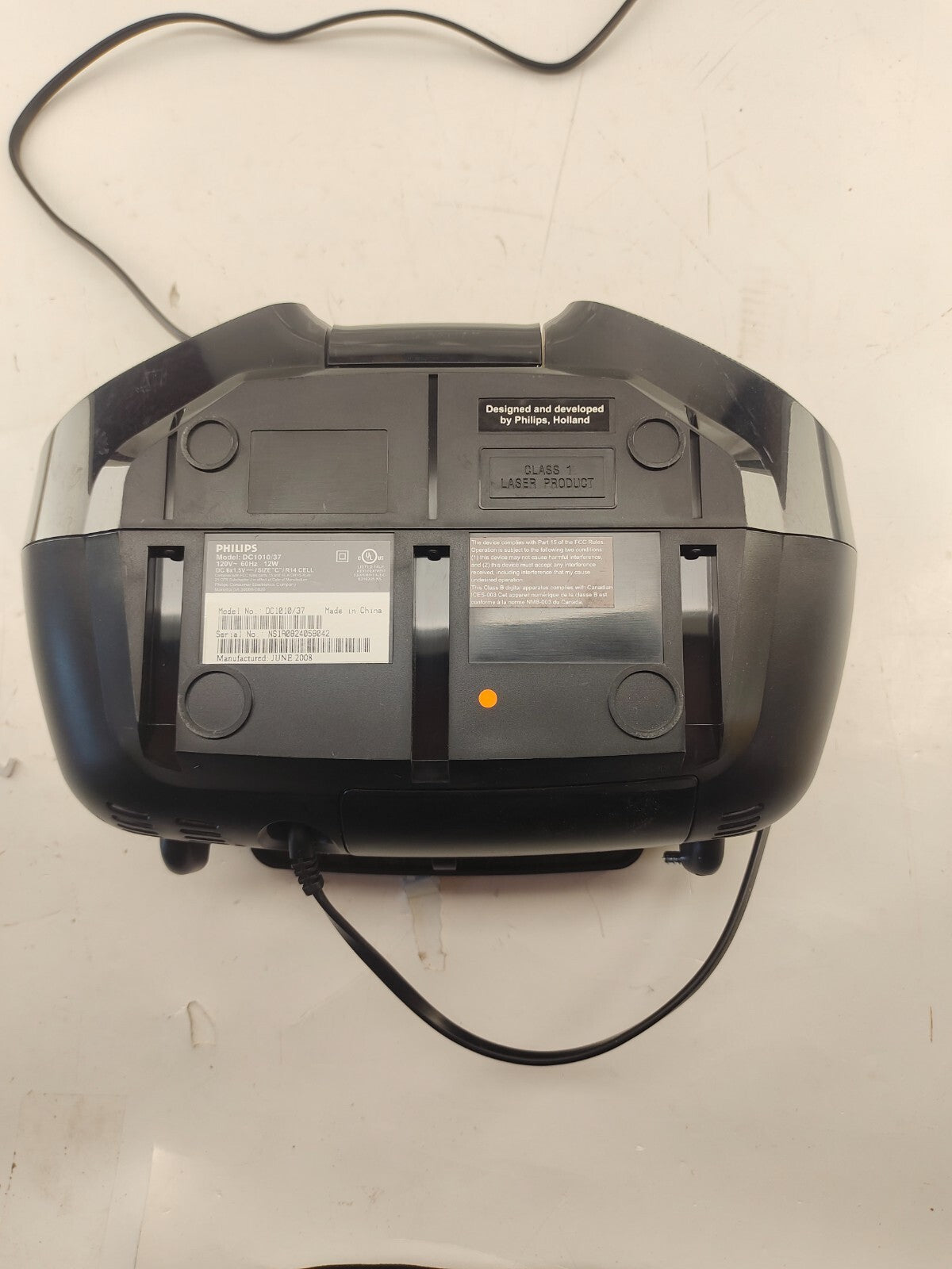 Phillips CD Sound Machine Docking Entertainment System