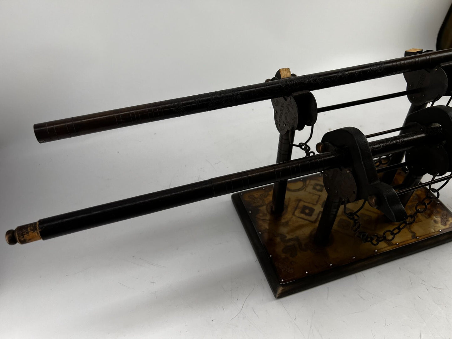 Vintage Fire Poker Set - Sword + mount