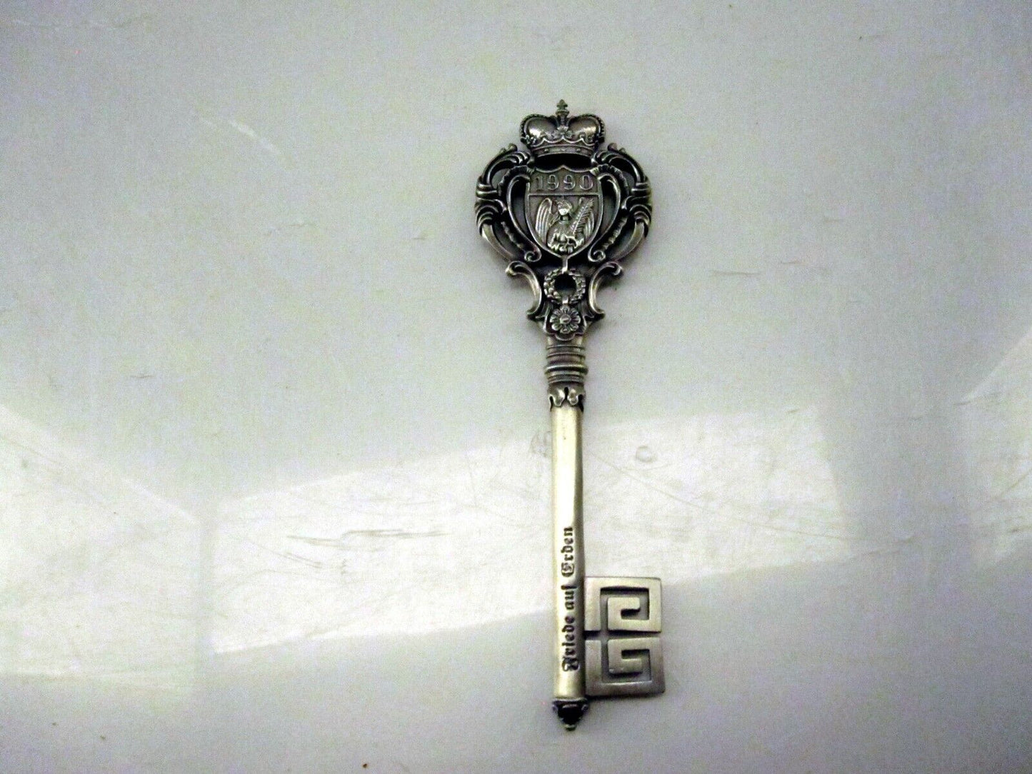 1990 German Pewter Collector Key - Intricately Crafted Collectible