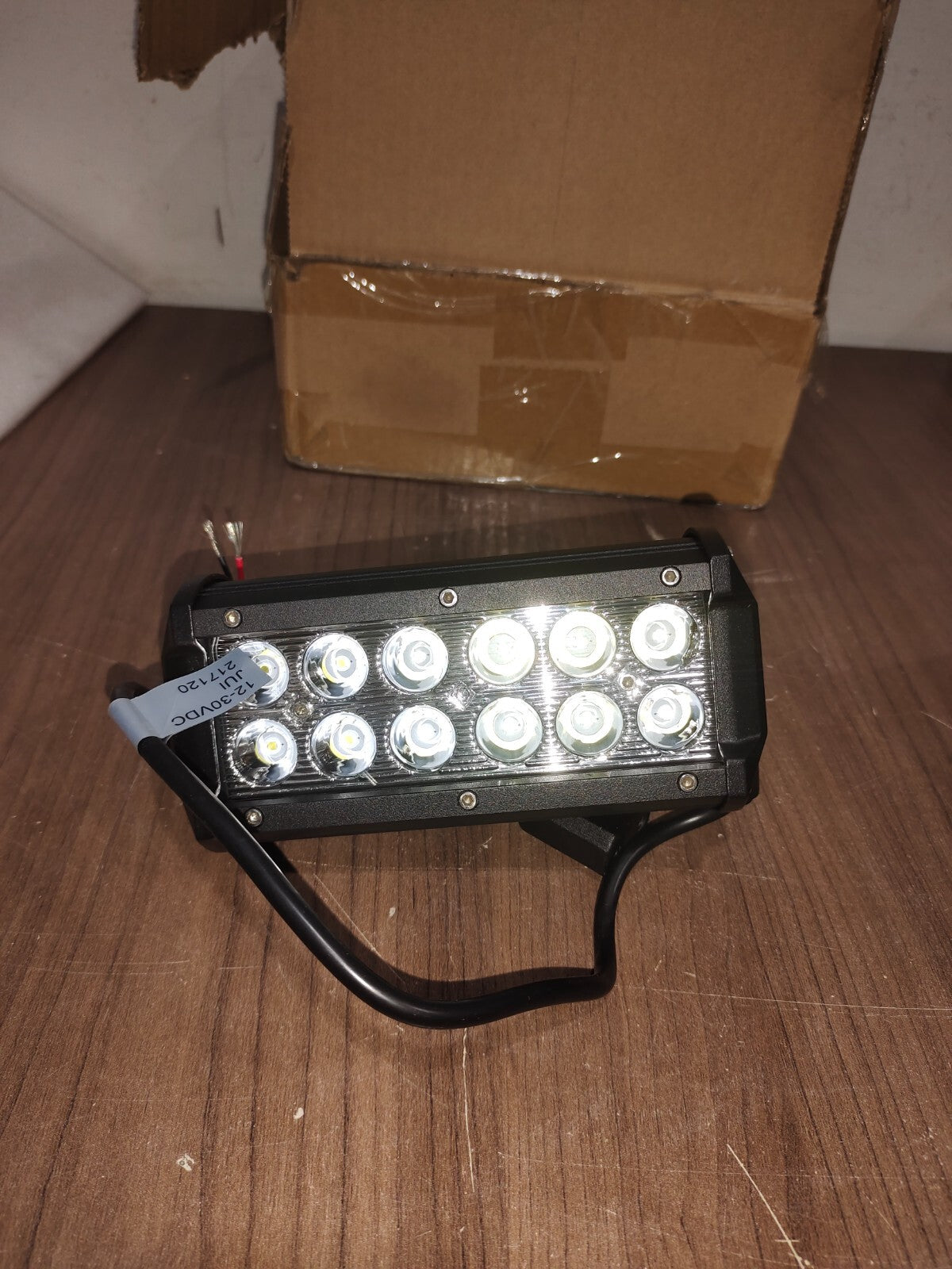 San-Young Slim 7 Inch LED Light Bars, 12V-60V Off Road Driving LED Bar Lights