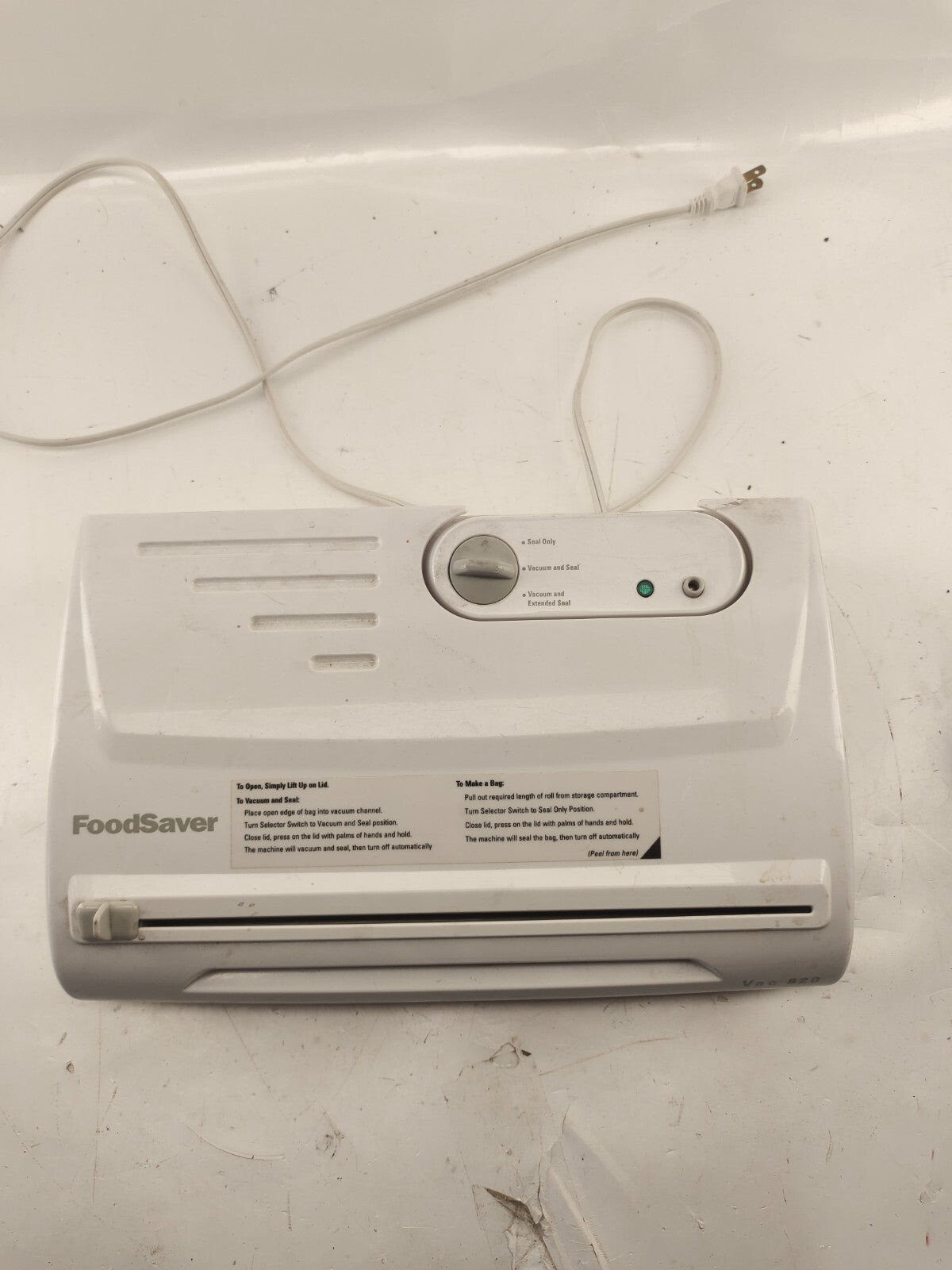 Food saver VAC 820, Vacuum Sealer Machine