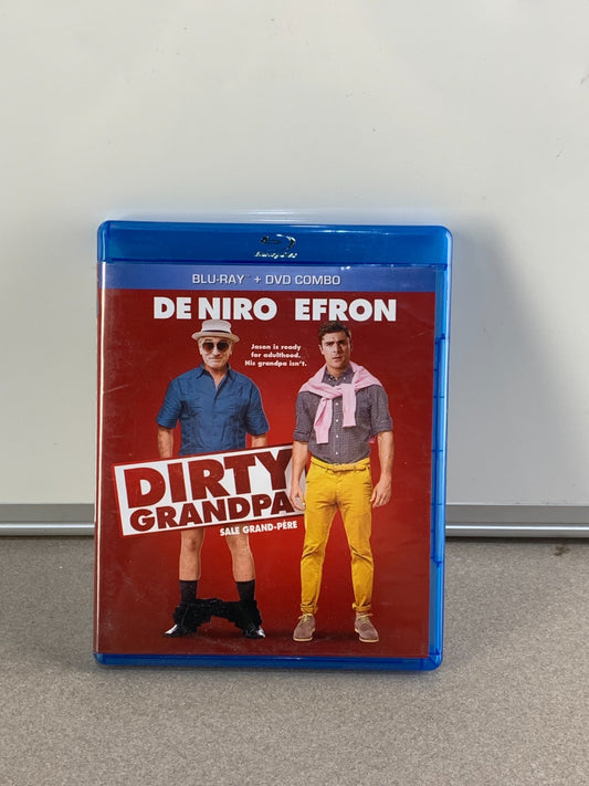 Dirty Grandpa Blu-ray & DVD 2 Disc Set Zac Efron Robert De Niro