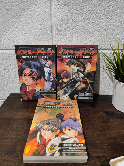 GunParade March Volume 1-3 2004 by Hiroyuki Sanadura