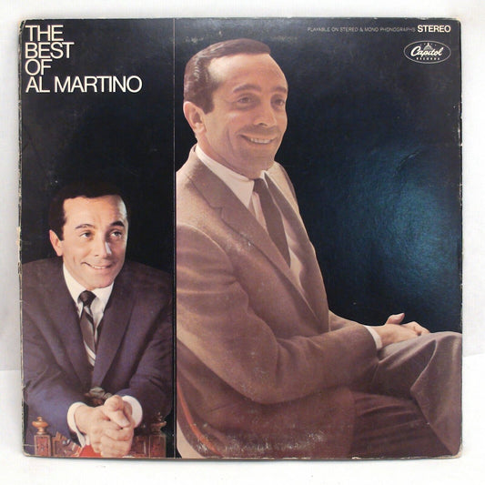 Melodic Mastery: The Best Of Al Martino Capitol Records Vinyl Album Record LP