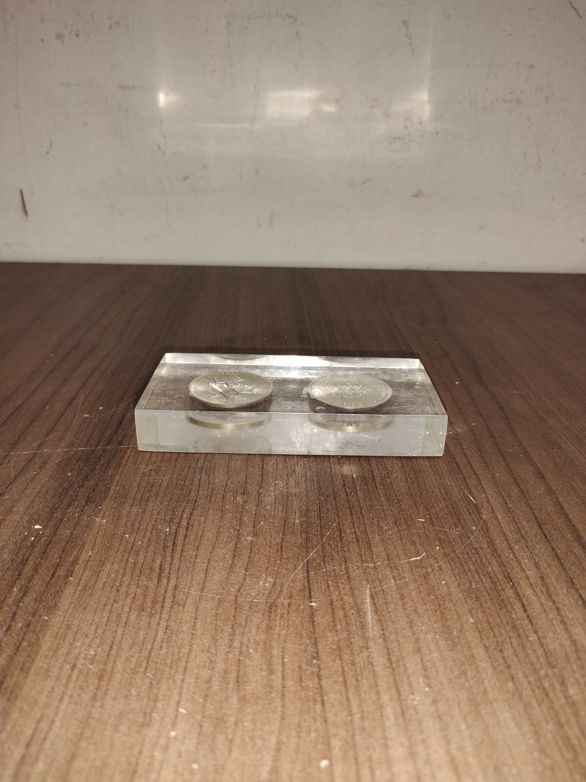 Canada-Israel Friendship Collectible Coins Paperweight - Collectible