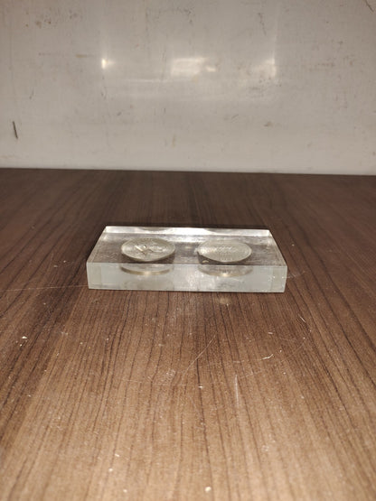 Canada-Israel Friendship Collectible Coins Paperweight - Collectible