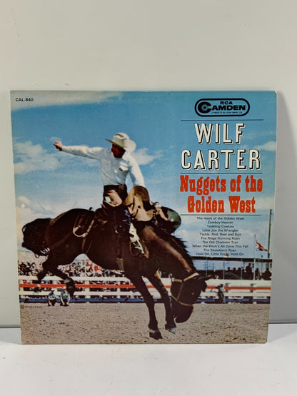 WILF CARTER...NUGGETS OF THE GOLDEN WEST - - Rare Australian 12" LP Country