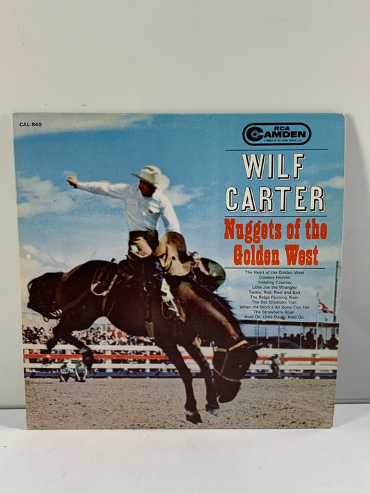 WILF CARTER...NUGGETS OF THE GOLDEN WEST - - Rare Australian 12" LP Country