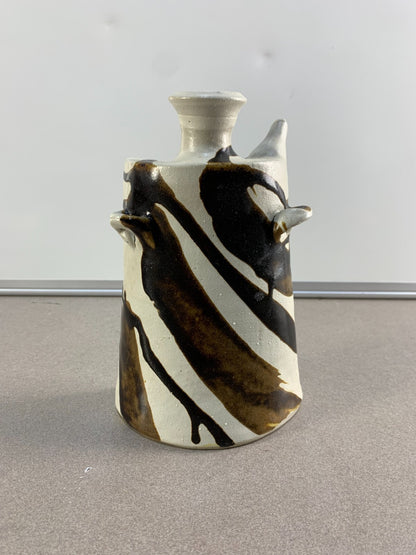 A Shoji Hamada Style (Japanese), Stoneware Bottle Vase