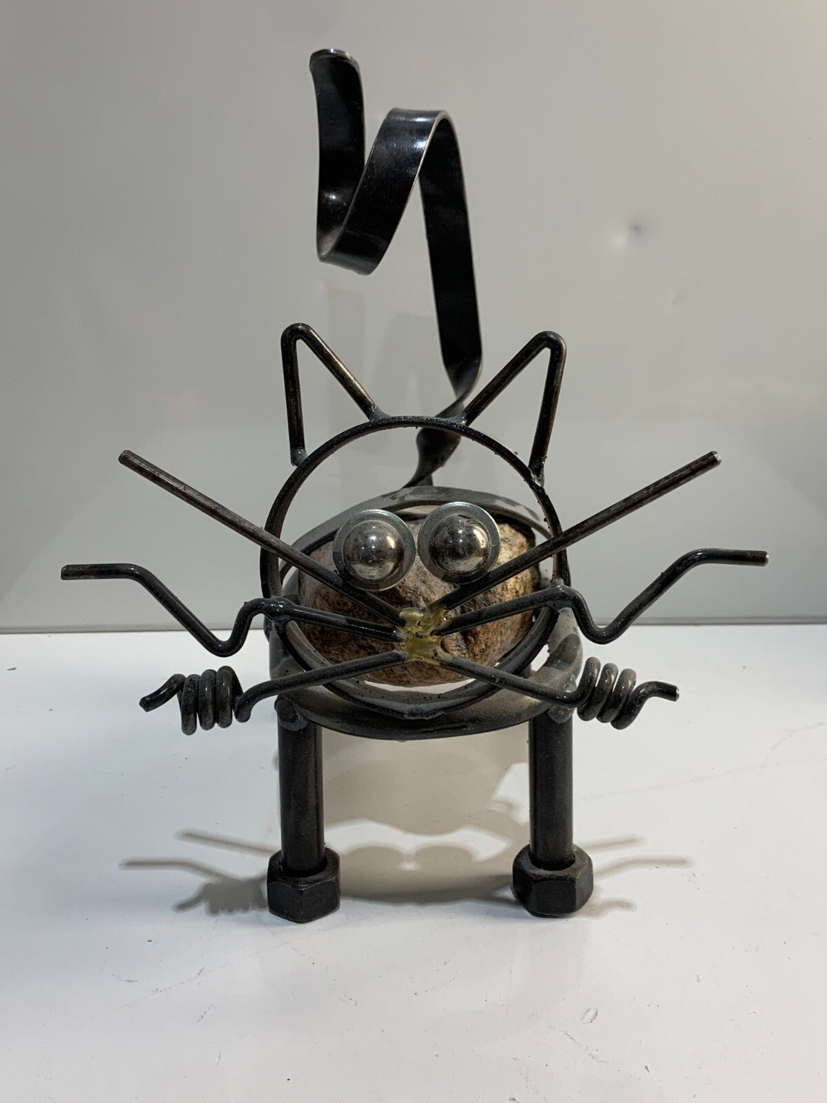 Cat Metal Sculpture art
