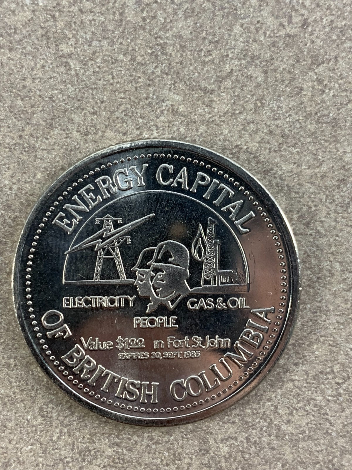 City Fort ST. John British Columbia Dollar - Values $100 in Fort St John Coin