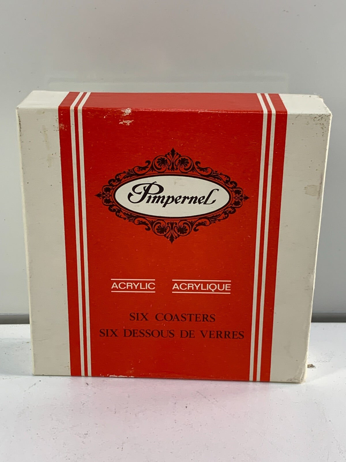 Vintage Pimpernel ACRYLIC Six Coasters
