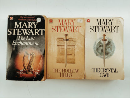 Mary Stewart Merlin Trilogy Lot of 3 PB Books Vintage 1970s-1980s