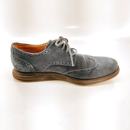 Cole Haan Blue Suede Derby Shoes Men's Size 10.5M