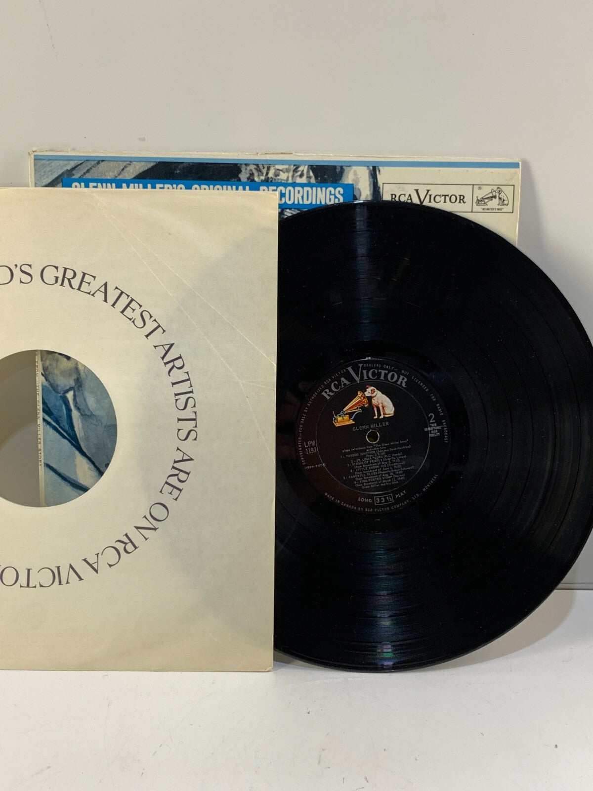 GLENN MILLER Plays Selections From THE GLENN MILLER STORY And Other Hits